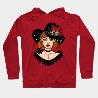 Fly agaric witch Hoodie